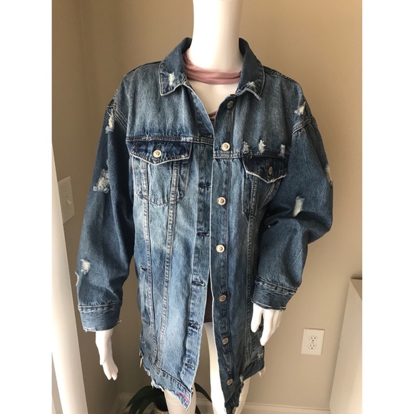 Long Length Denim Jacket - Picture 2 of 6